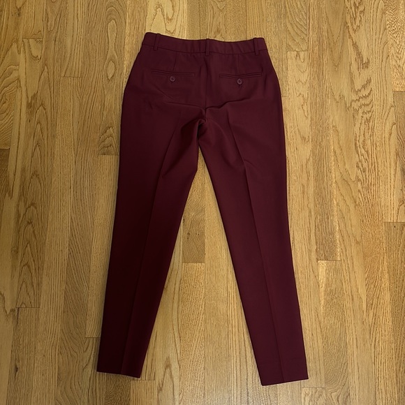 Theory cropped pants, Burgundy Red, 00 - Picture 4 of 4